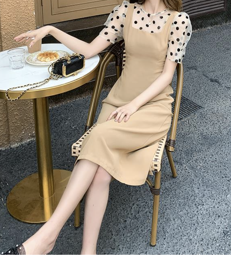 ドットシースルーワンピース21SUNEM339 – CUTECHERRY